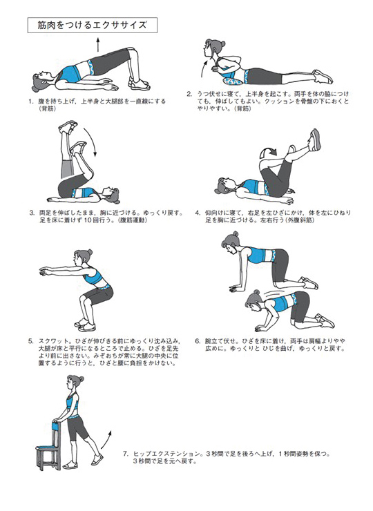 筋肉をつけるエクササイズ